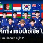 ครบ 16 ทีมแชมป์ฟุตบอลชิงแชมป์เอเชีย U17 รอบสุดท้าย