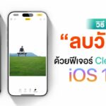 How To วิธี “ลบคนซ่อนวัตถุ” จากภาพด้วย Dazzling Up บน iOS 18.1