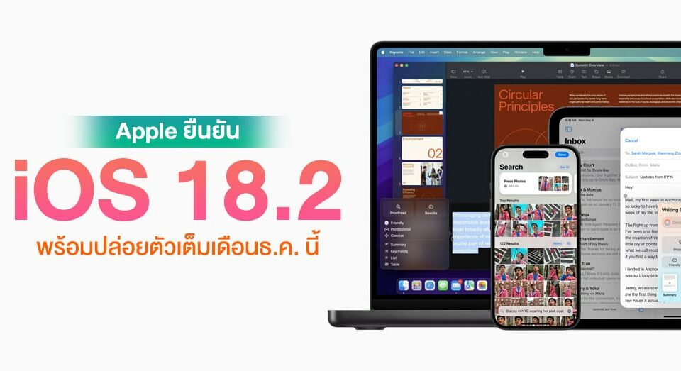 แน่แน่ ! Apple ยืนยัน iOS 18.2 จะมาพร้อม Image Playground, Genmoji และ Siri ฝัง ChatGPT อีกครั้งธ.ค. –